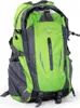 A green and gray trekking backpack shown from the front. Náhled obrázku produktu