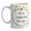 Mr. & Mrs. Panda Becher Schwester - Geschenk, Beste, Tasse Produktbild-Vorschau 3