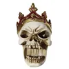 Teschio con  - Halloween, decorazione, statuetta, gotico Anteprima dell’immagine prodotto 4