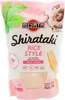 A product package for Shirataki Rice Style noodles. Podgląd zdjęcia produktu