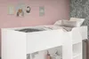 Parisot TOM Hochbett mit Schreibtisch und Kleiderschrank Produktbild-Vorschau 4