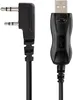A close-up studio shot of a USB programming cable for walkie-talkies. Produktbild-Vorschau