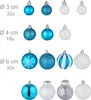 Set da 101 palline natalizie Relaxdays, in plastica, Anteprima dell’immagine prodotto 4