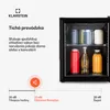 Klarstein Chladnička, mini chladnička so sklenenými Náhľad obrázku produktu 6