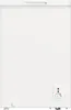 A front view of a white chest freezer. Produktbild-Vorschau