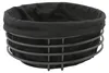 Brotkorb Schwarz Metall ø 23 cm Produktbild-Vorschau 1