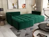 A modern living room with a green sectional sofa, coffee table, and artwork on the wall. Náhľad obrázku produktu