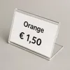 Mini-Tischaufsteller aus Acrylglas 8 x 5 cm – 10er-Set, Produktbild-Vorschau 1