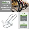 Fahrradständer für 4 Fahrräder 140x40x83 cm Stahl Produktbild-Vorschau 2