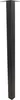 A single black furniture leg with a mounting plate at the top. Voir les images du produit