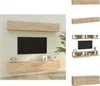 vidaXL TV-Wandschränke 4 Stk. Sonoma-Eiche 100x30x30 cm -  Produktbild-Vorschau 1