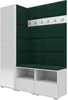 Garderoben-Set Nela II mit Spiegel, Polstergarderobe mit Produktbild-Vorschau 1
