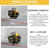 4D 16řádková laserová vodováha s automatickým Náhled obrázku produktu 7
