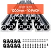 A collection of aluminum extrusions and hardware for DIY projects. Anteprima dell’immagine prodotto