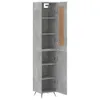 A tall, narrow cabinet with its door open, revealing multiple shelves. Anteprima dell’immagine prodotto