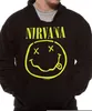 Nirvana Yellow Happy Face Black L Hoodie Produktbild-Vorschau 3