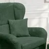 Ohrensessel mit Hocker Landhausstil Polster-TV-Lesesessel Produktbild-Vorschau 5