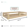 Need Sleep Kinderbett Bodenbett 70x140 cm mit Produktbild-Vorschau 5