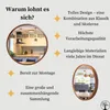 STOLARNIA PIKA Spiegel Rund Holz Rustikal - Wandspiegel mit Produktbild-Vorschau 5