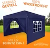 Kronenburg Faltpavillon 2x2m - Wasserfest, UV-Schutz 50+, 4 Produktbild-Vorschau 4