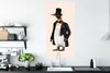 MuchoWow® Poster Pinguin - Tier - Hut - Schwarz 60x120 cm - Produktbild-Vorschau 3