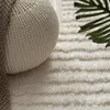 Tapis à poils longs Salon Shaggy Scandinave Boho Uni Voir les images du produit 8