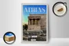 Holzschild Reise 12x18 cm Athens Greece Akropolis Geschenk Produktbild-Vorschau 3