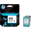An HP 342 Tri-color Original Ink Cartridge is shown in its packaging next to the ink cartridge itself. Anteprima dell’immagine prodotto