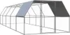 vidaXL Gabbia per polli da esterno 3x10x2 m Acciaio zincato Anteprima dell’immagine prodotto 5