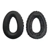 Two black ear pads for headphones are shown against a white background. Produktbild-Vorschau