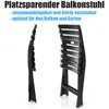 BigDean Gartenstuhl klappbar aus wetterfestem & robustem Produktbild-Vorschau 5