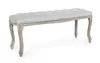 Bank Mathilde 110 x 36 x 47 cm Birkenholz und Stoff Grau Produktbild-Vorschau 2