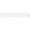 vidaXL Seitenmarkise Ausziehbar Creme  220x1200 cm Produktbild-Vorschau 8