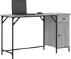 vidaXL Počítačový stůl Grey Sonoma 131x48x75 cm Materiál na Náhled obrázku produktu 3