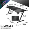 KESSER® Gaming Tisch LED | Z-Form Gamer Schreibtisch | Produktbild-Vorschau 4