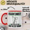 Harfenist Tasse Geschenk für Harfenist Der Mann Der Alles Produktbild-Vorschau 3