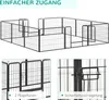 PawHut Freilaufgehege, 60 cm Hoch Welpenauslauf mit Tür, Produktbild-Vorschau 5