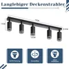 ZMH LED Deckenleuchte 5 Flammig GU10  Schwarz Deckenlampe Produktbild-Vorschau 5