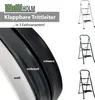 Trittleiter 3-stufig klappbar 150 kg Anti-Rutsch Produktbild-Vorschau 8