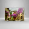Bild auf Leinwand - Leinwandbild - Straße Sommer Blumen - Produktbild-Vorschau 3