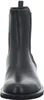 A front view of a black Chelsea boot. Voir les images du produit