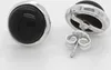 Onyx Ohrstecker Silber 925 schwarze Natur Edelsteine 7.5ct Produktbild-Vorschau 2
