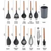 OKWISH Set kuchyňských pomůcek silikon - 12dílný set Náhled obrázku produktu 2
