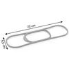 A gray silicone band for a pot lid, with dimensions indicated. Produktbild-Vorschau