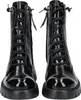 A pair of black patent leather lace-up boots. Produktbild-Vorschau