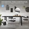 ML-Design zestaw 2 nóg do stołu Loft, 75x72 cm, Podgląd zdjęcia produktu 2