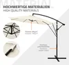 ML-Design Ampelschirm Ø 300 cm Beige Alu Sonnenschirm mit Produktbild-Vorschau 8