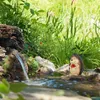 Relaxdays Statua da giardino a forma di riccio, decorazione Anteprima dell’immagine prodotto 2