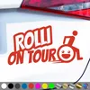 PantherPixel Rollstuhlfahrer Aufkleber Rolli on Tour Produktbild-Vorschau 1
