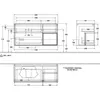 Villeroy & Boch F401HGGF Waschbeckenunterschrank Finion F40 Produktbild-Vorschau 2